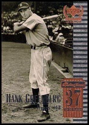 37 Hank Greenberg
